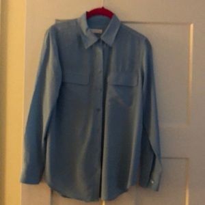 EQUIPMENT SLIM SIGNATURE SILK SHIRT XS